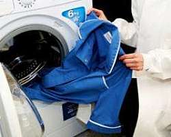 Higienização de uniforme eletricista lavanderia