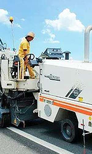 Orçamento de fresagem de asfalto Orçamento de fresagem de asfalto